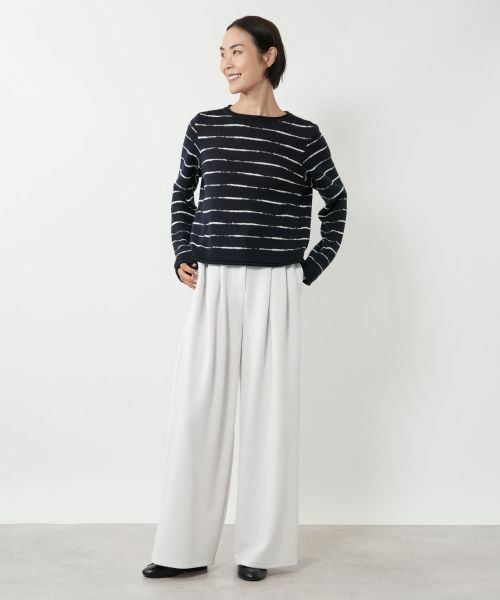 NEMIKA / ネミカ ニット・セーター | かすれボーダーニット【NEMIKA】 | 詳細4