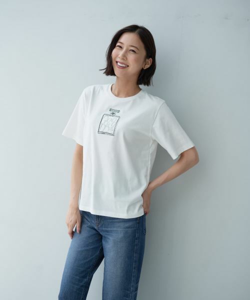NEMIKA / ネミカ Tシャツ | パフュームボトル刺繍カットソー【NEMIKA】 | 詳細1