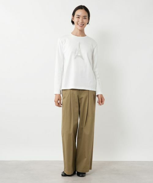 NEMIKA / ネミカ Tシャツ | エッフェル塔刺繍カットソー【NEMIKA】 | 詳細1