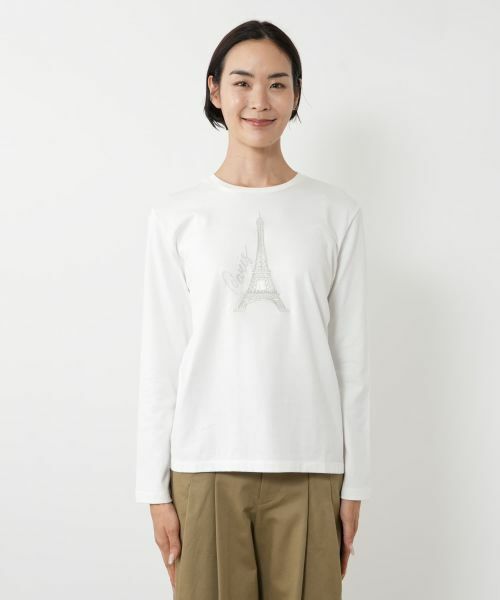 NEMIKA / ネミカ Tシャツ | エッフェル塔刺繍カットソー【NEMIKA】 | 詳細4