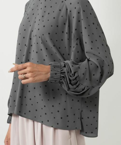NEMIKA / ネミカ シャツ・ブラウス | 星柄プリントブラウス【NEMIKA】 | 詳細12