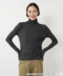 NEMIKA / ネミカ カットソー | ラメハイネックニット【NEMIKA】