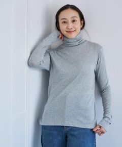 NEMIKA / ネミカ カットソー | ラメハイネックニット【NEMIKA】