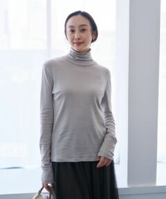 NEMIKA / ネミカ カットソー | ラメハイネックニット【NEMIKA】