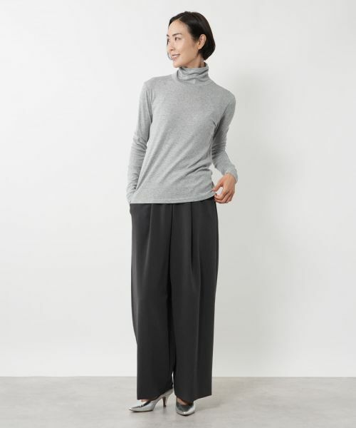 NEMIKA / ネミカ カットソー | ラメハイネックニット【NEMIKA】 | 詳細1