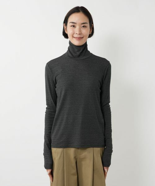 NEMIKA / ネミカ カットソー | ラメハイネックニット【NEMIKA】 | 詳細13