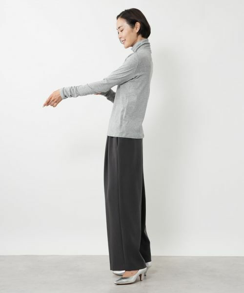 NEMIKA / ネミカ カットソー | ラメハイネックニット【NEMIKA】 | 詳細2