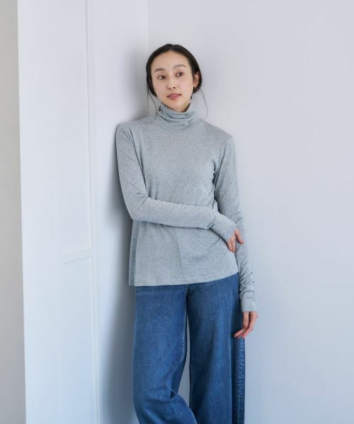 NEMIKA / ネミカ カットソー | ラメハイネックニット【NEMIKA】 | 詳細21