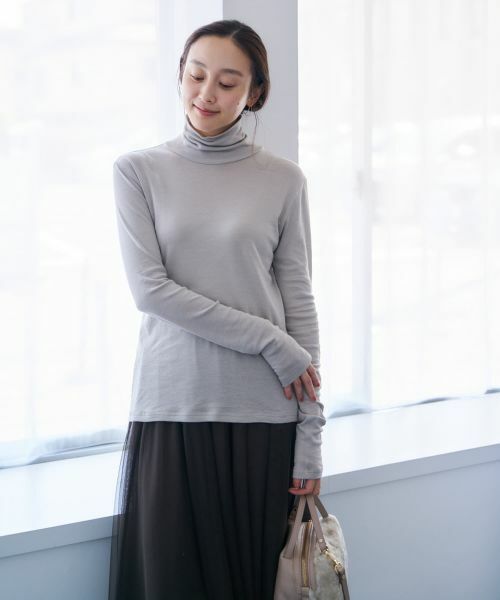 NEMIKA / ネミカ カットソー | ラメハイネックニット【NEMIKA】 | 詳細28
