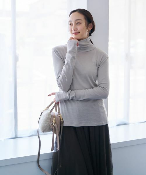 NEMIKA / ネミカ カットソー | ラメハイネックニット【NEMIKA】 | 詳細29