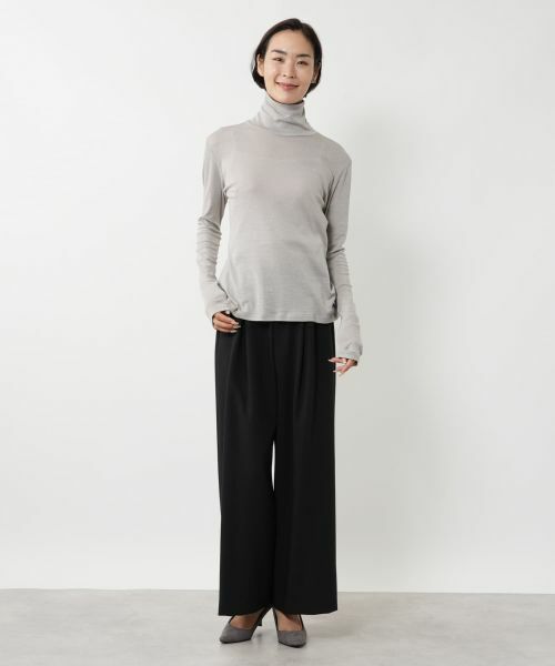 NEMIKA / ネミカ カットソー | ラメハイネックニット【NEMIKA】 | 詳細4