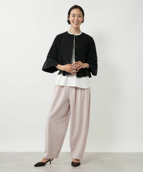 NEMIKA / ネミカ テーラードジャケット | 異素材切替ジャケット【NEMIKA】 | 詳細1
