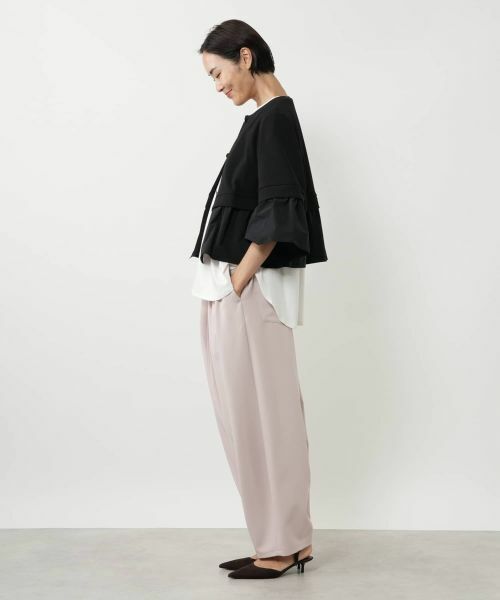 NEMIKA / ネミカ テーラードジャケット | 異素材切替ジャケット【NEMIKA】 | 詳細2