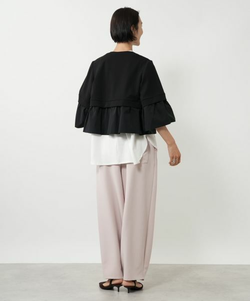 NEMIKA / ネミカ テーラードジャケット | 異素材切替ジャケット【NEMIKA】 | 詳細3