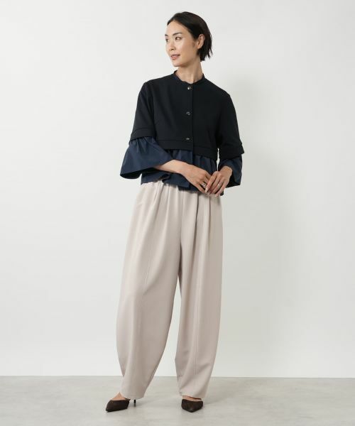 NEMIKA / ネミカ テーラードジャケット | 異素材切替ジャケット【NEMIKA】 | 詳細4