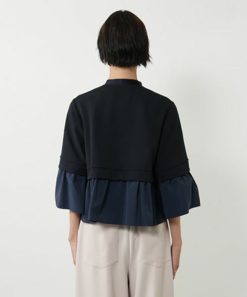 NEMIKA / ネミカ テーラードジャケット | 異素材切替ジャケット【NEMIKA】 | 詳細9
