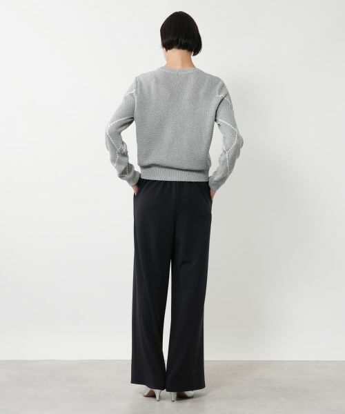 NEMIKA / ネミカ ニット・セーター | アーガイル柄クルーネックニット【NEMIKA】 | 詳細9