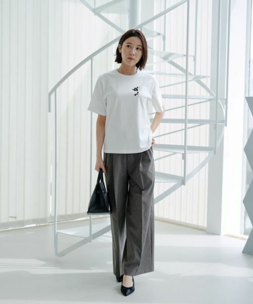 NEMIKA / ネミカ Tシャツ | 猫刺繍クルーネックカットソー【NEMIKA】 | 詳細5