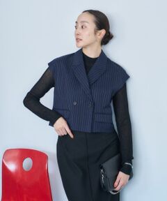 NEMIKA / ネミカ テーラードジャケット | ラペルドベスト【NEMIKA】
