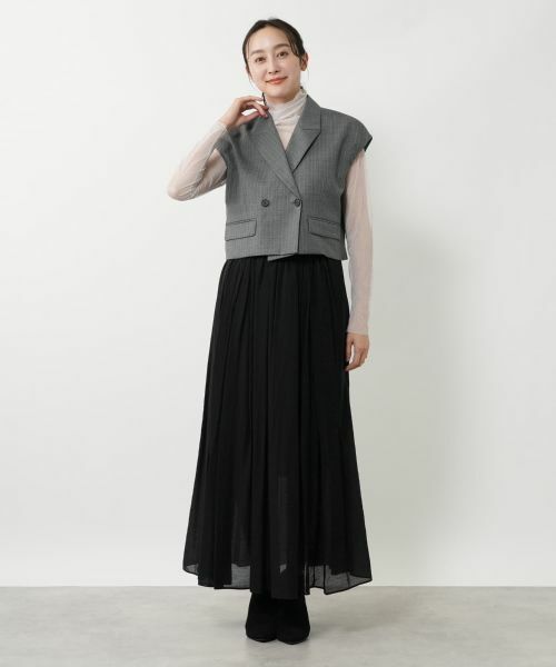 NEMIKA / ネミカ テーラードジャケット | ラペルドベスト【NEMIKA】 | 詳細1