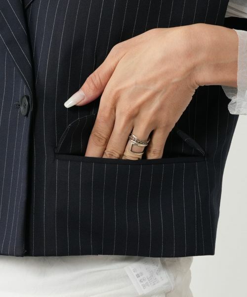 NEMIKA / ネミカ テーラードジャケット | ラペルドベスト【NEMIKA】 | 詳細14