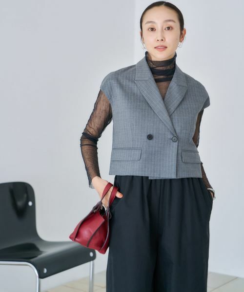 NEMIKA / ネミカ テーラードジャケット | ラペルドベスト【NEMIKA】 | 詳細23