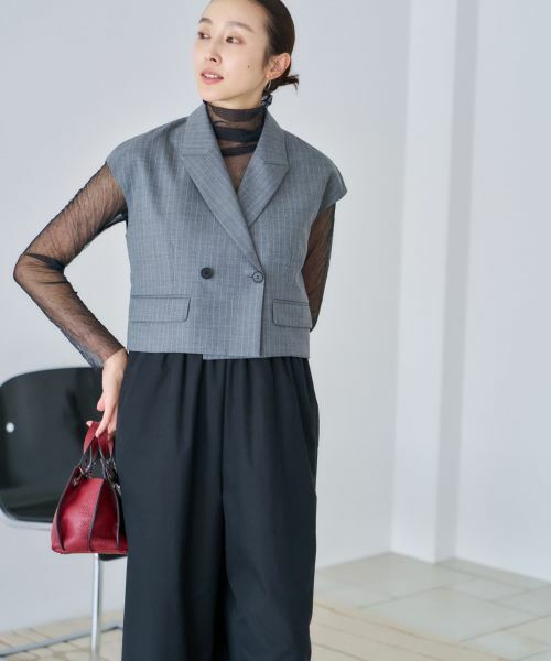 NEMIKA / ネミカ テーラードジャケット | ラペルドベスト【NEMIKA】 | 詳細24