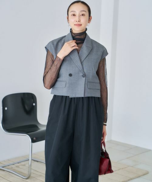 NEMIKA / ネミカ テーラードジャケット | ラペルドベスト【NEMIKA】 | 詳細25