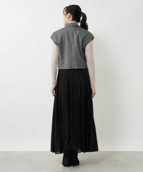 NEMIKA / ネミカ テーラードジャケット | ラペルドベスト【NEMIKA】 | 詳細3