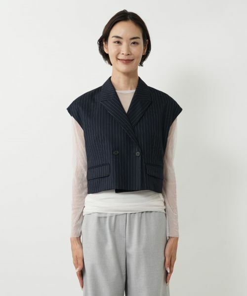 NEMIKA / ネミカ テーラードジャケット | ラペルドベスト【NEMIKA】 | 詳細7