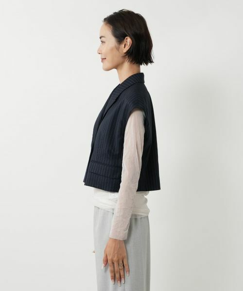 NEMIKA / ネミカ テーラードジャケット | ラペルドベスト【NEMIKA】 | 詳細8