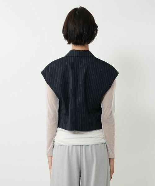 NEMIKA / ネミカ テーラードジャケット | ラペルドベスト【NEMIKA】 | 詳細9