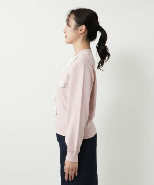 NEMIKA / ネミカ ニット・セーター | フラワーモチーフニット【NEMIKA】 | 詳細11