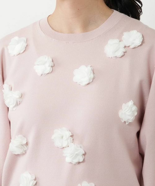 NEMIKA / ネミカ ニット・セーター | フラワーモチーフニット【NEMIKA】 | 詳細13