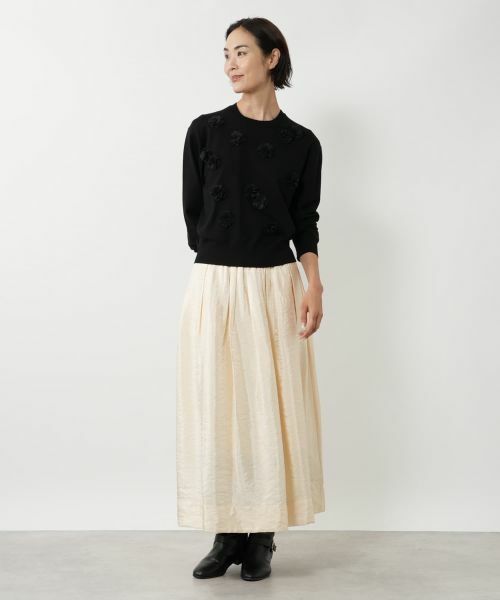 NEMIKA / ネミカ ニット・セーター | フラワーモチーフニット【NEMIKA】 | 詳細4