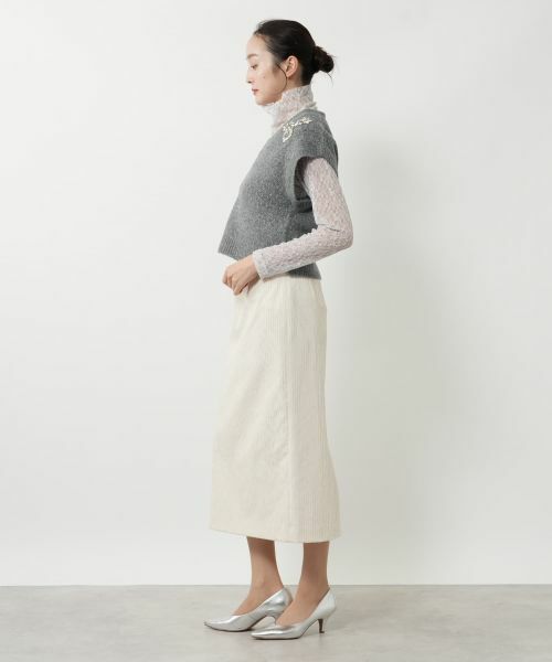 NEMIKA / ネミカ ミニ・ひざ丈スカート | コーデュロイタイトスカート【NEMIKA】 | 詳細2