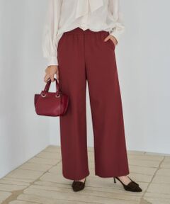 NEMIKA / ネミカ その他パンツ | ストレッチワイドパンツ【NEMIKA】