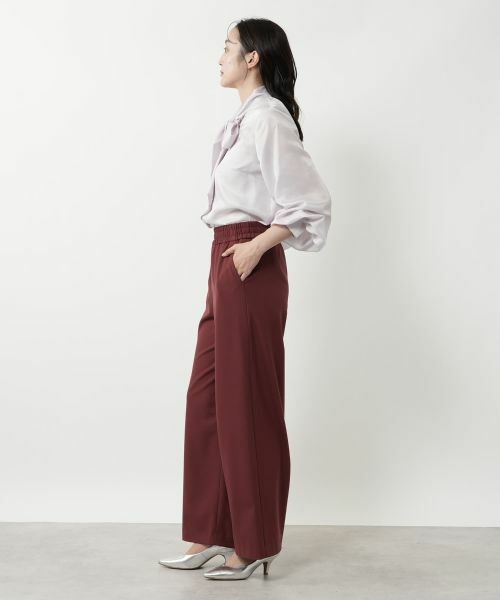 NEMIKA / ネミカ その他パンツ | ストレッチワイドパンツ【NEMIKA】 | 詳細2