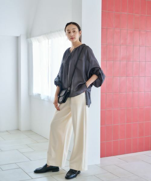 NEMIKA / ネミカ その他パンツ | ストレッチワイドパンツ【NEMIKA】 | 詳細30