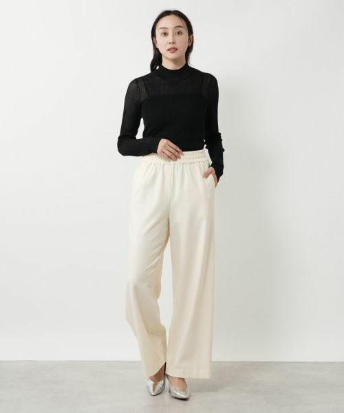 NEMIKA / ネミカ その他パンツ | ストレッチワイドパンツ【NEMIKA】 | 詳細7