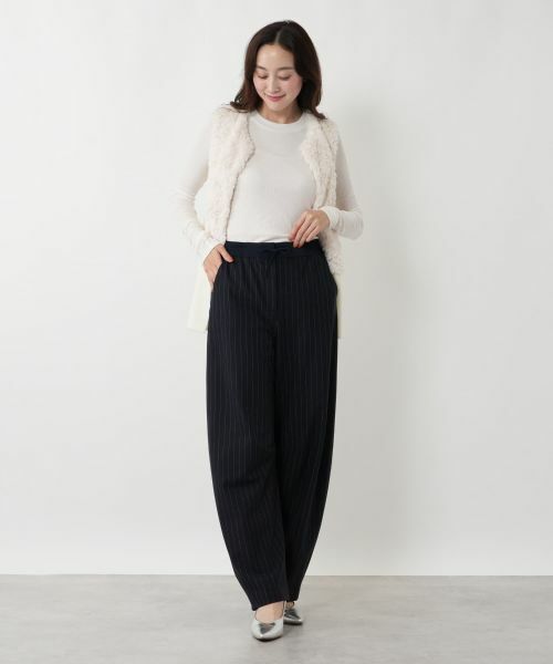NEMIKA / ネミカ その他パンツ | ストライプワイドパンツ【NEMIKA】 | 詳細1
