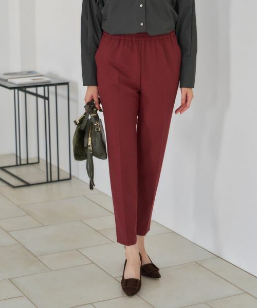 NEMIKA / ネミカ その他パンツ | テーパードパンツ【NEMIKA】(ボルドー系)