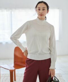 NEMIKA / ネミカ ニット・セーター | フリルハイネックニット【NEMIKA】