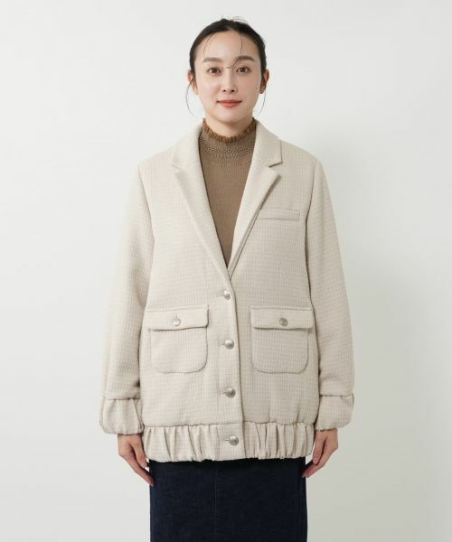 NEMIKA / ネミカ テーラードジャケット | 中わた入りテーラードジャケット【NEMIKA】 | 詳細10