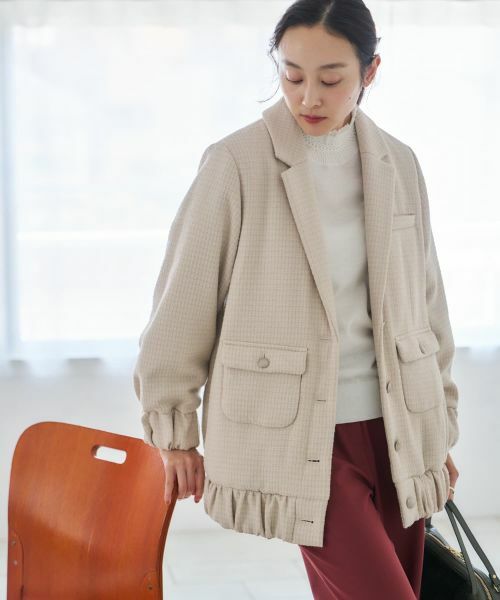 NEMIKA / ネミカ テーラードジャケット | 中わた入りテーラードジャケット【NEMIKA】 | 詳細20