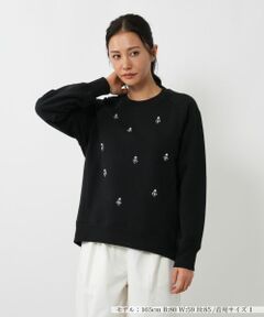 NEMIKA / ネミカ スウェット | ビジューラグランスリーブプルオーバー【NEMIKA】