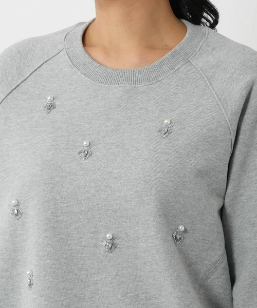 NEMIKA / ネミカ スウェット | ビジューラグランスリーブプルオーバー【NEMIKA】 | 詳細10