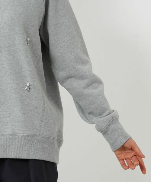 NEMIKA / ネミカ スウェット | ビジューラグランスリーブプルオーバー【NEMIKA】 | 詳細12