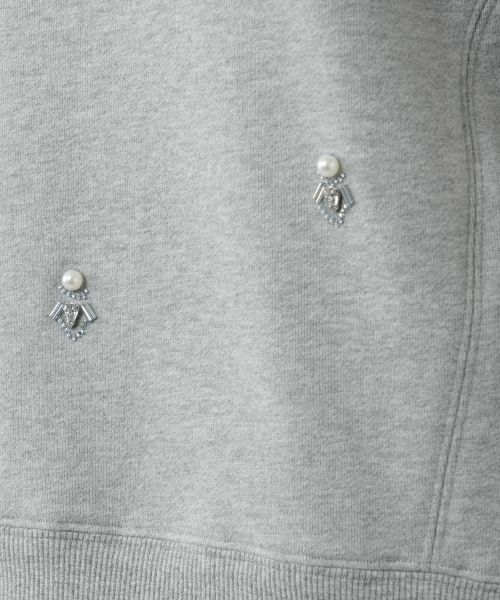 NEMIKA / ネミカ スウェット | ビジューラグランスリーブプルオーバー【NEMIKA】 | 詳細14