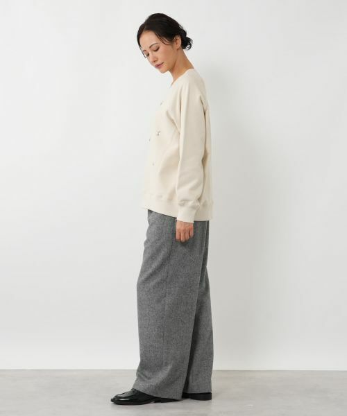 NEMIKA / ネミカ スウェット | ビジューラグランスリーブプルオーバー【NEMIKA】 | 詳細16